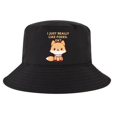 I Just Really Like Foxes OK Cool Comfort Performance Bucket Hat