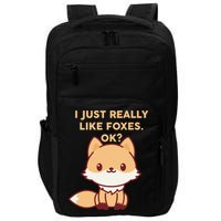 I Just Really Like Foxes OK Impact Tech Backpack
