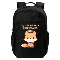 I Just Really Like Foxes OK Backpack