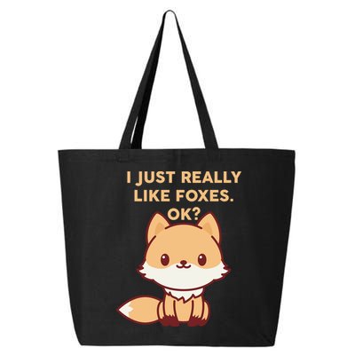I Just Really Like Foxes OK 25L Jumbo Tote