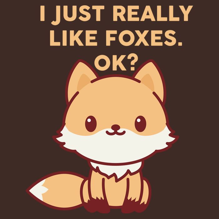 I Just Really Like Foxes OK Cooling Performance Crew T-Shirt