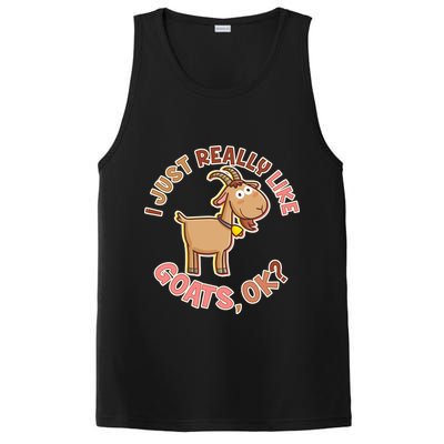 I Just Really Like Goats Ok? PosiCharge Competitor Tank