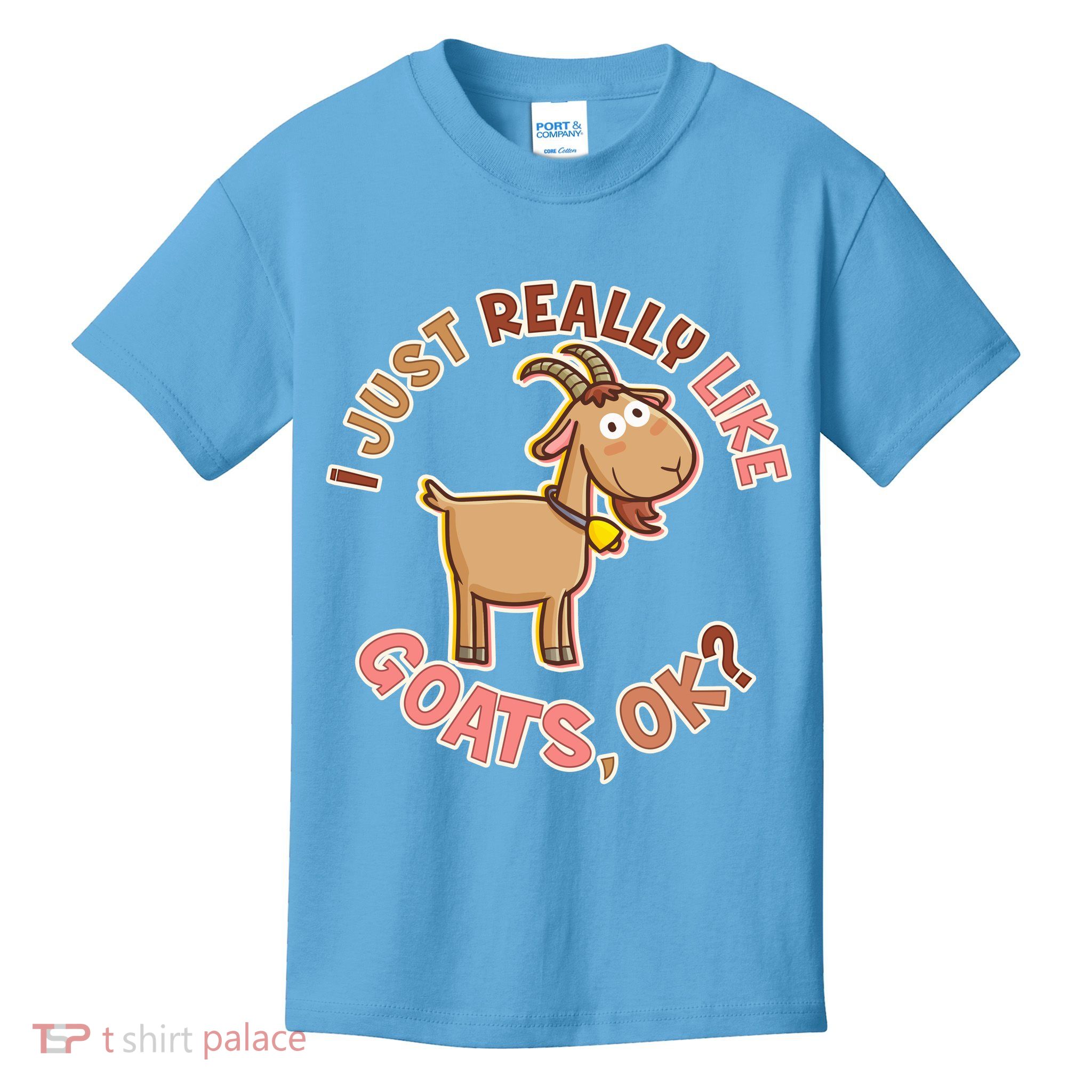 I Just Really Like Goats Ok? Kids T-Shirt