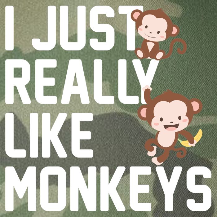 I Just Really Like Monkeys Legacy Tie Dye Trucker Hat