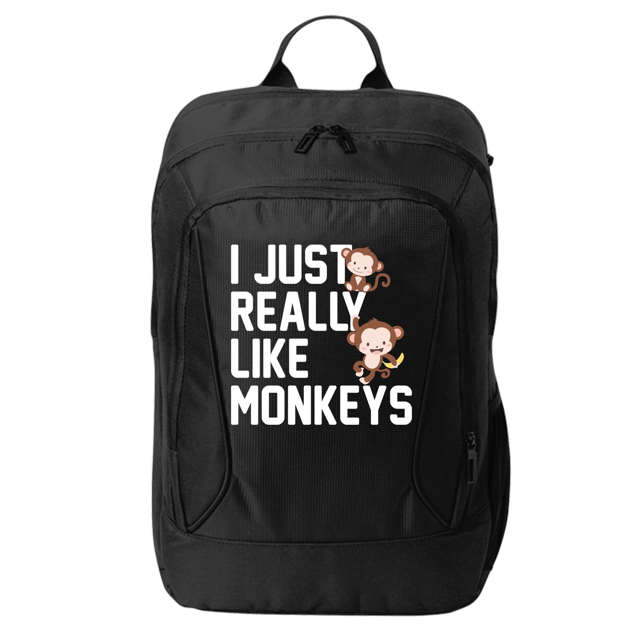 I Just Really Like Monkeys City Backpack