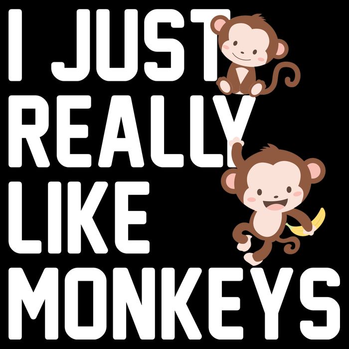I Just Really Like Monkeys Backpack