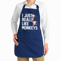 I Just Really Like Monkeys Apron