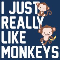 I Just Really Like Monkeys Baby Bodysuit