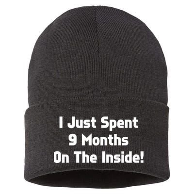 I Just Spent 9 Months on the Inside Sustainable Knit Beanie