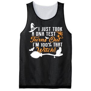 I Just Took A DNA Test Turns Out I'm 100 Percent That Witch Mesh Reversible Basketball Jersey Tank