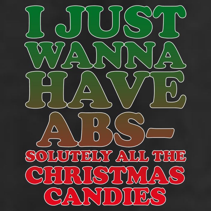 I Just Want Abs Christmas Candles Cool Comfort Performance Bucket Hat