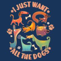 I Just Want All The Dogs Cool Comfort Performance Bucket Hat