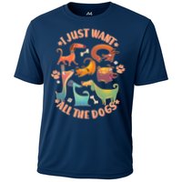 I Just Want All The Dogs Cooling Performance Crew T-Shirt