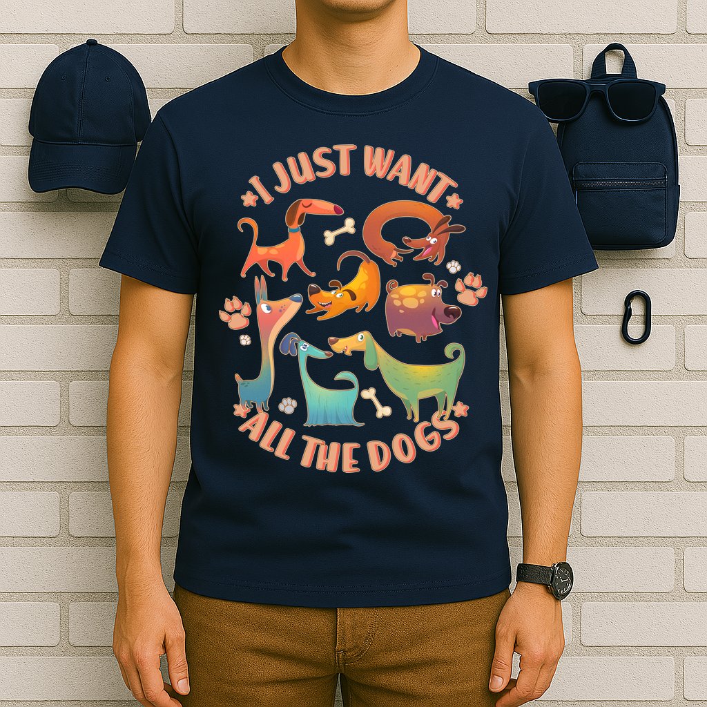 I Just Want All The Dogs T-Shirt
