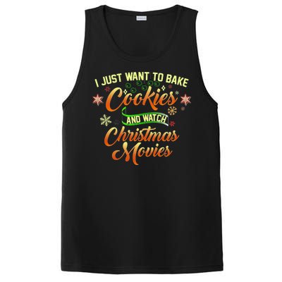 I Just Want To Bake Cookies And Watch Christmas Movies PosiCharge Competitor Tank