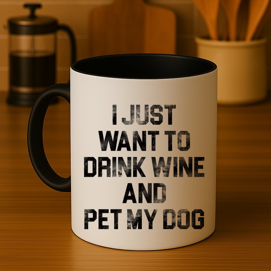 I Just Want To Drink Wine  Mug