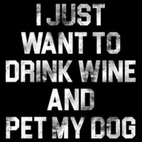 I Just Want To Drink Wine  Wool Snapback Cap