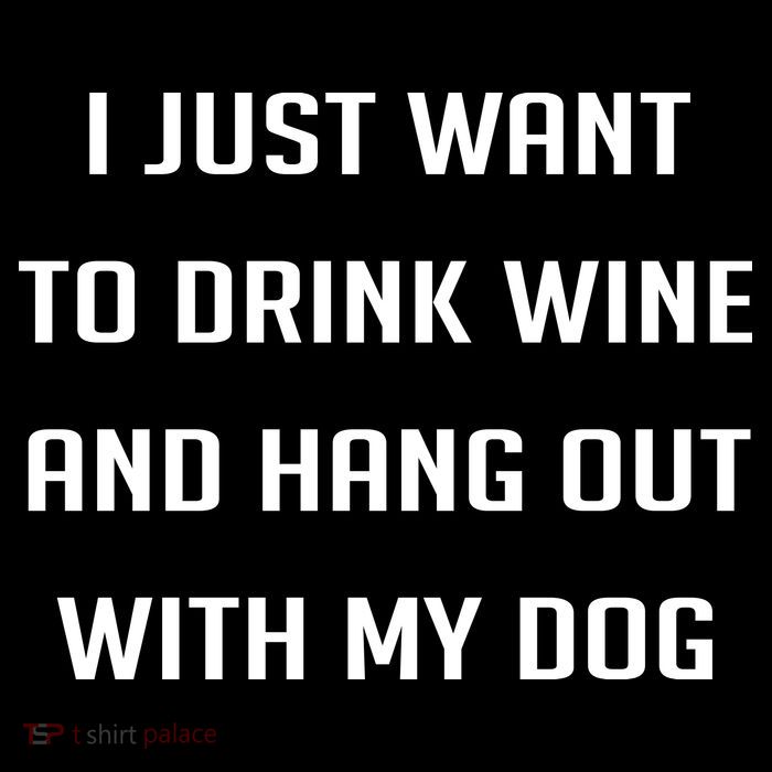 I Just Want To Drink Wine And Hang Out With My Dog Sustainable Bucket Hat