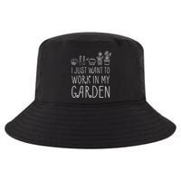 I Just Want To Work In My Garden Cool Comfort Performance Bucket Hat