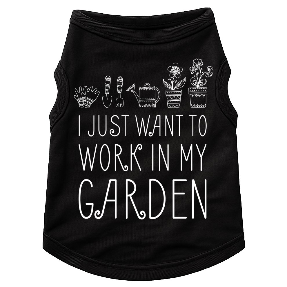 I Just Want To Work In My Garden Doggie Tank