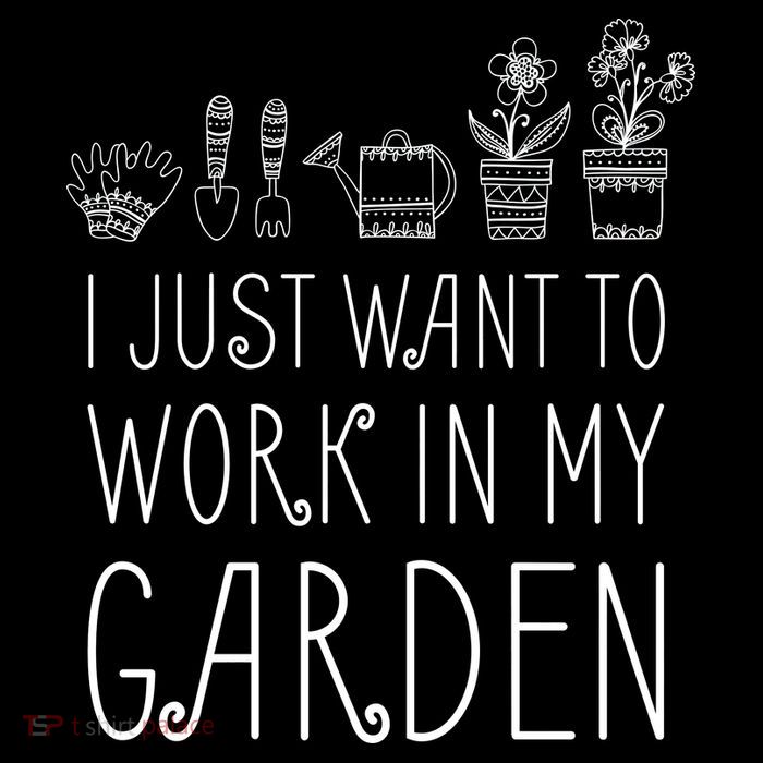 I Just Want To Work In My Garden Flexfit Unipanel Trucker Cap