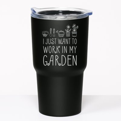 I Just Want To Work In My Garden Tumbler