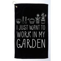 I Just Want To Work In My Garden Golf Towel