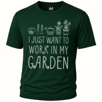 I Just Want To Work In My Garden Performance Shirt