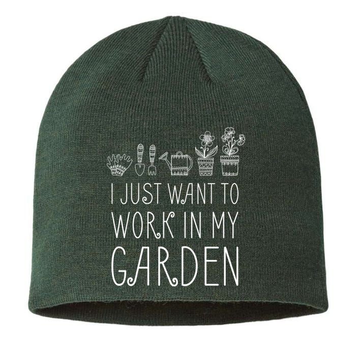 I Just Want To Work In My Garden Sustainable Beanie