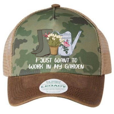 I Just Want To Work On My Garden Legacy Tie Dye Trucker Hat