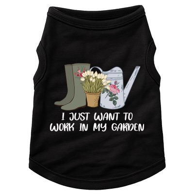 I Just Want To Work On My Garden Doggie Tank