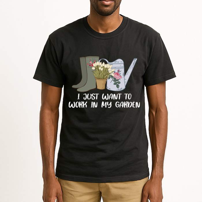 I Just Want To Work On My Garden Tall T-Shirt