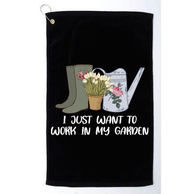 I Just Want To Work On My Garden Golf Towel