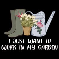 I Just Want To Work On My Garden Short Acrylic Beanie