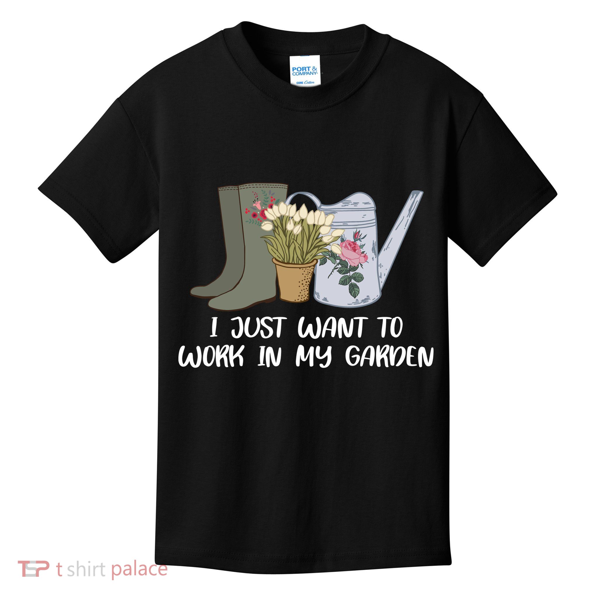 I Just Want To Work On My Garden Kids T-Shirt