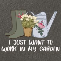 I Just Want To Work On My Garden Cotton Canvas Backpack