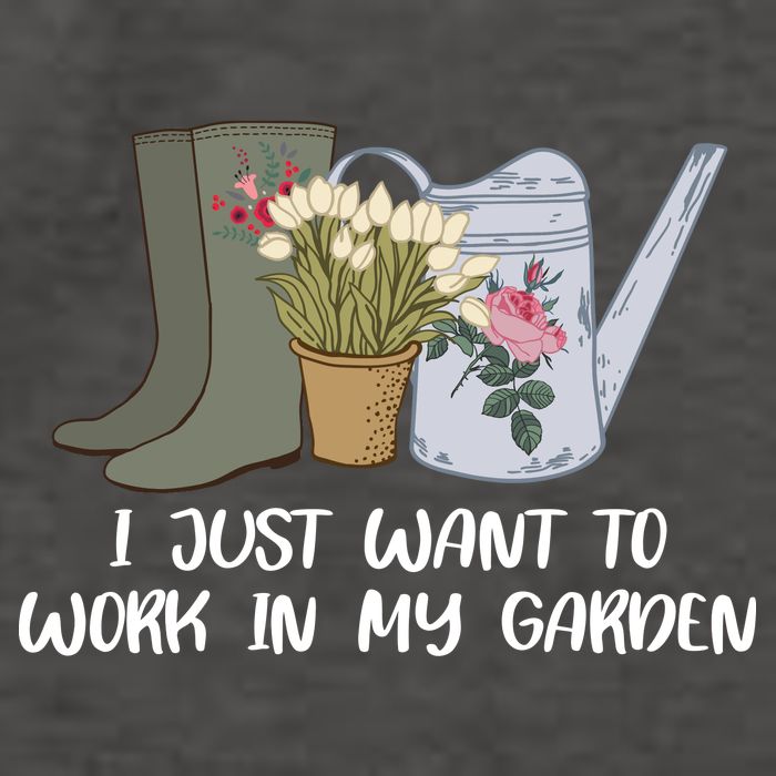 I Just Want To Work On My Garden Vector Backpack
