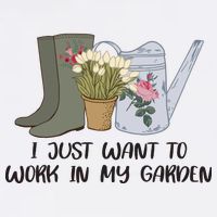 I Just Want To Work On My Garden Garment-Dyed Sweatshirt