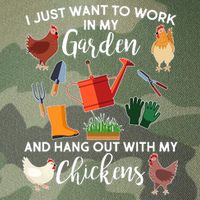 I Just Want Work In My Garden And Hang Out With My Chickens Legacy Tie Dye Trucker Hat