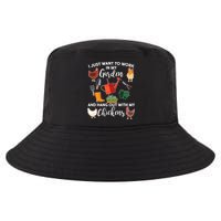 I Just Want Work In My Garden And Hang Out With My Chickens Cool Comfort Performance Bucket Hat