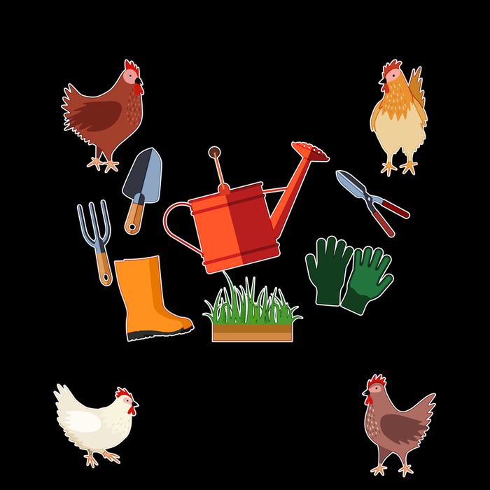 I Just Want Work In My Garden And Hang Out With My Chickens Mug
