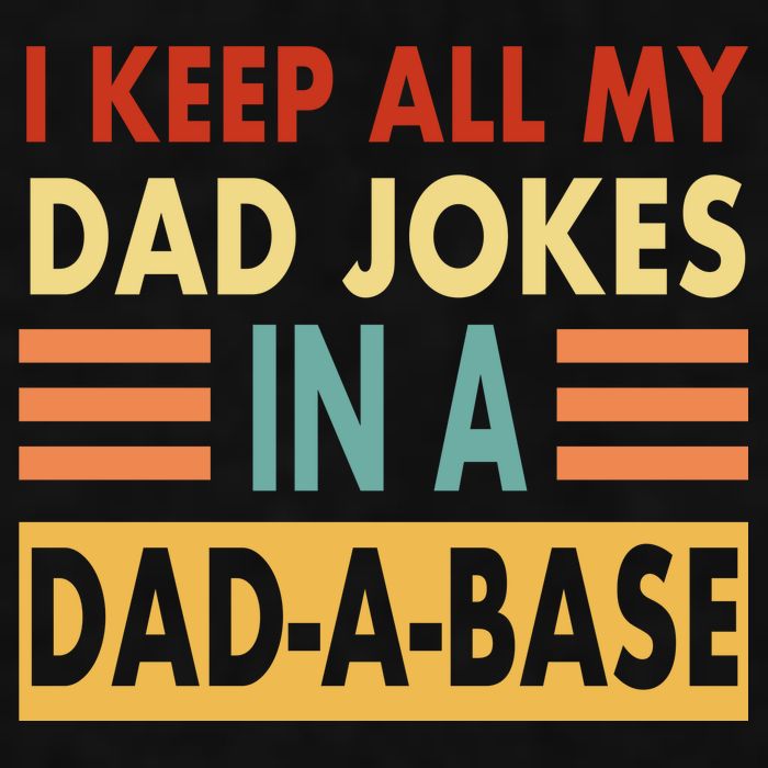 I Keep All My Dad Jokes In A Dad-A-Base Ladies PosiCharge Tri-Blend Wicking Tank