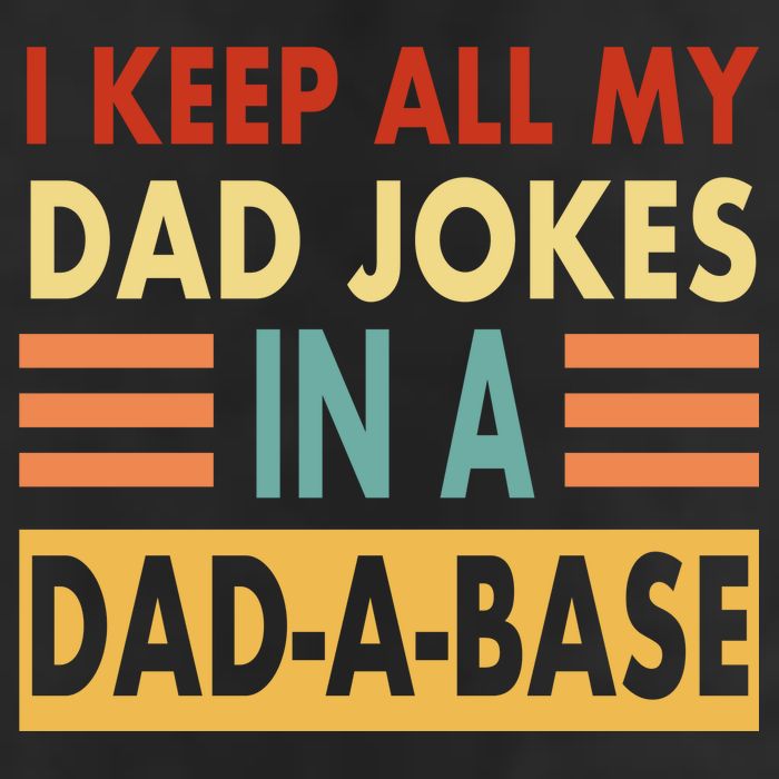 I Keep All My Dad Jokes In A Dad-A-Base Adult Drive Performance Visor