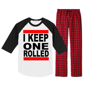 I Keep One Rolled Raglan Sleeve Pajama Set