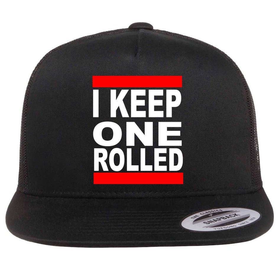 I Keep One Rolled Flat Bill Trucker Hat