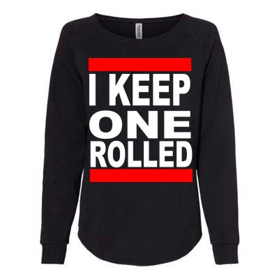 I Keep One Rolled Womens California Wash Sweatshirt