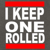 I Keep One Rolled Cotton Canvas Backpack
