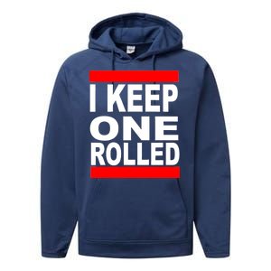 I Keep One Rolled Performance Fleece Hoodie