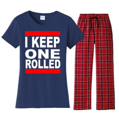 I Keep One Rolled Women's Flannel Pajama Set