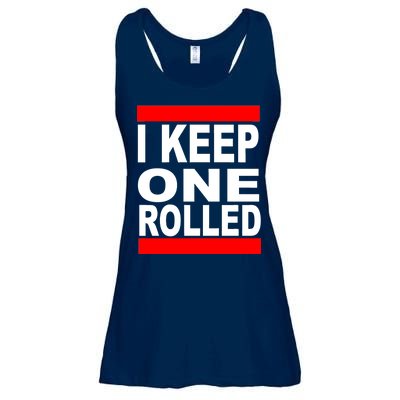 I Keep One Rolled Ladies Essential Flowy Tank